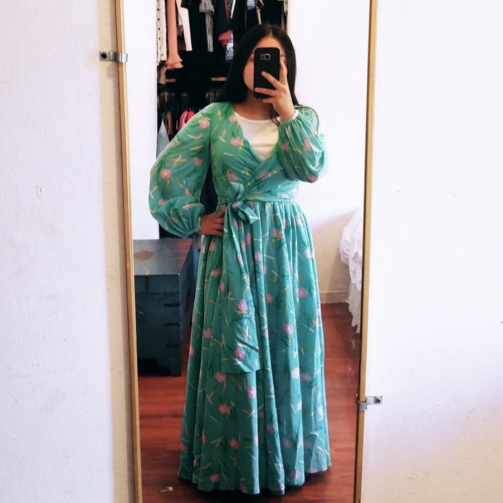 Vintage Floral Dress
